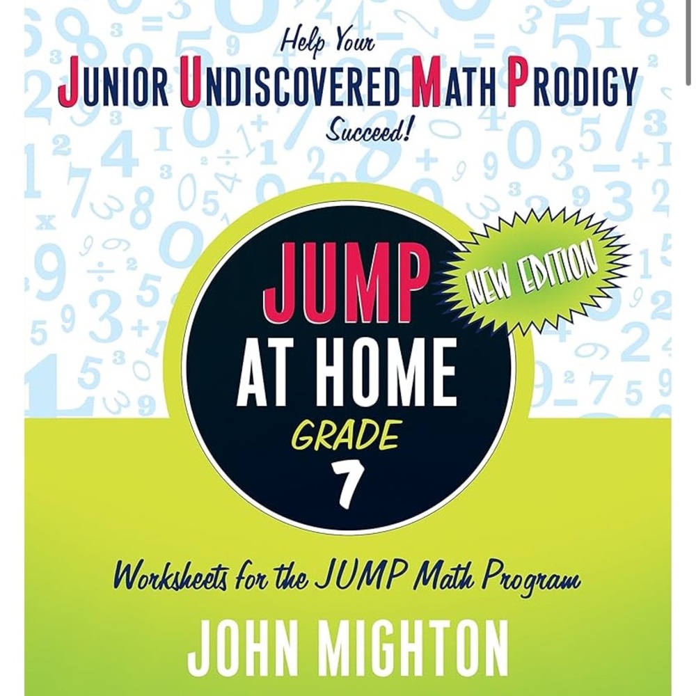 🌞Sale 3 for $15 Jump Math Program Workbook - Blue and Green